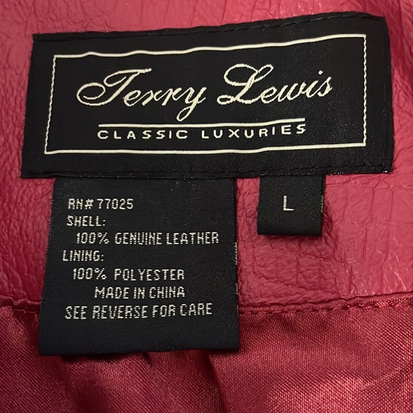 Terry Lewis red leather jacket - Picture 7 of 13